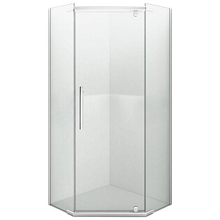 Душевой уголок пятиугольный 90х90 см хром Erlit Comfort ER10109V-C1