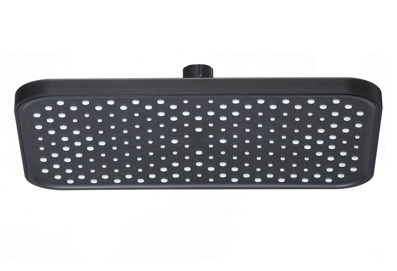 Лейка для верхнего душа прямоугольная 20х30 см черная D-Lin D61073 - изображение 2