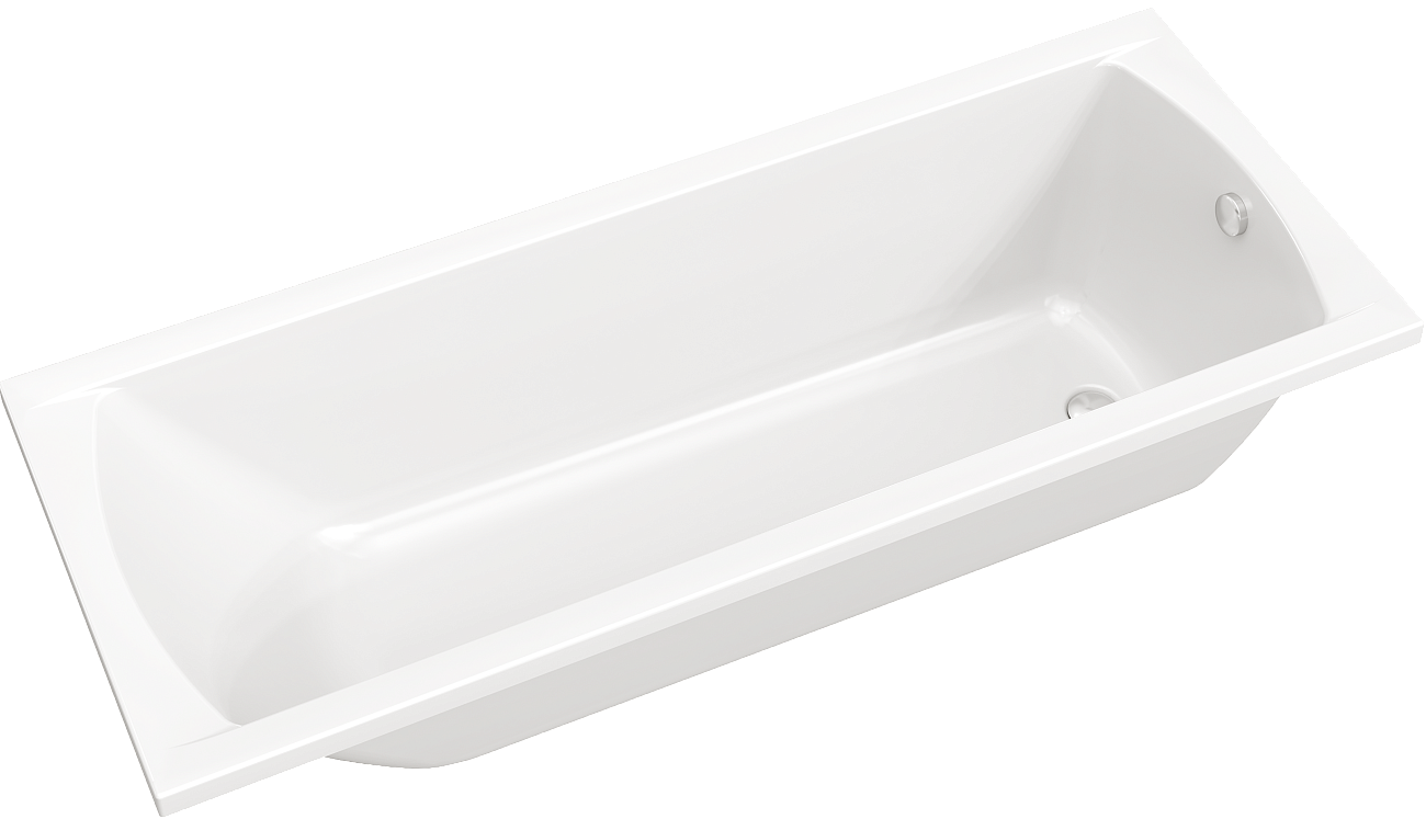 Ванна акриловая прямоугольная 70х175 см с ножками белая Stworki "Эстерсунд" ES17570, ESK01 - изображение 8