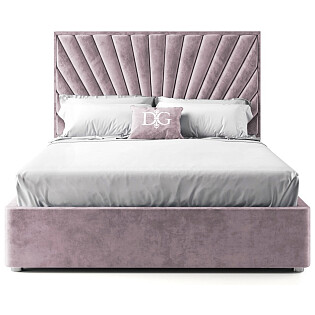 Кровать двуспальная 180х200 сиреневая Sicilia