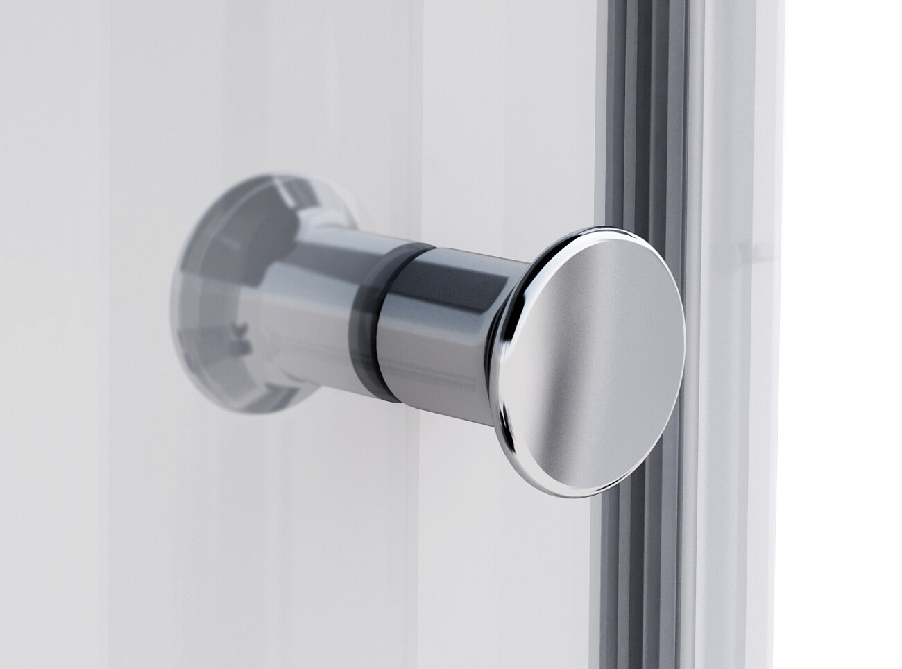 Душевой уголок четверть круга с низким поддоном 100х100 см хром Diwo "Коломна" - изображение 7