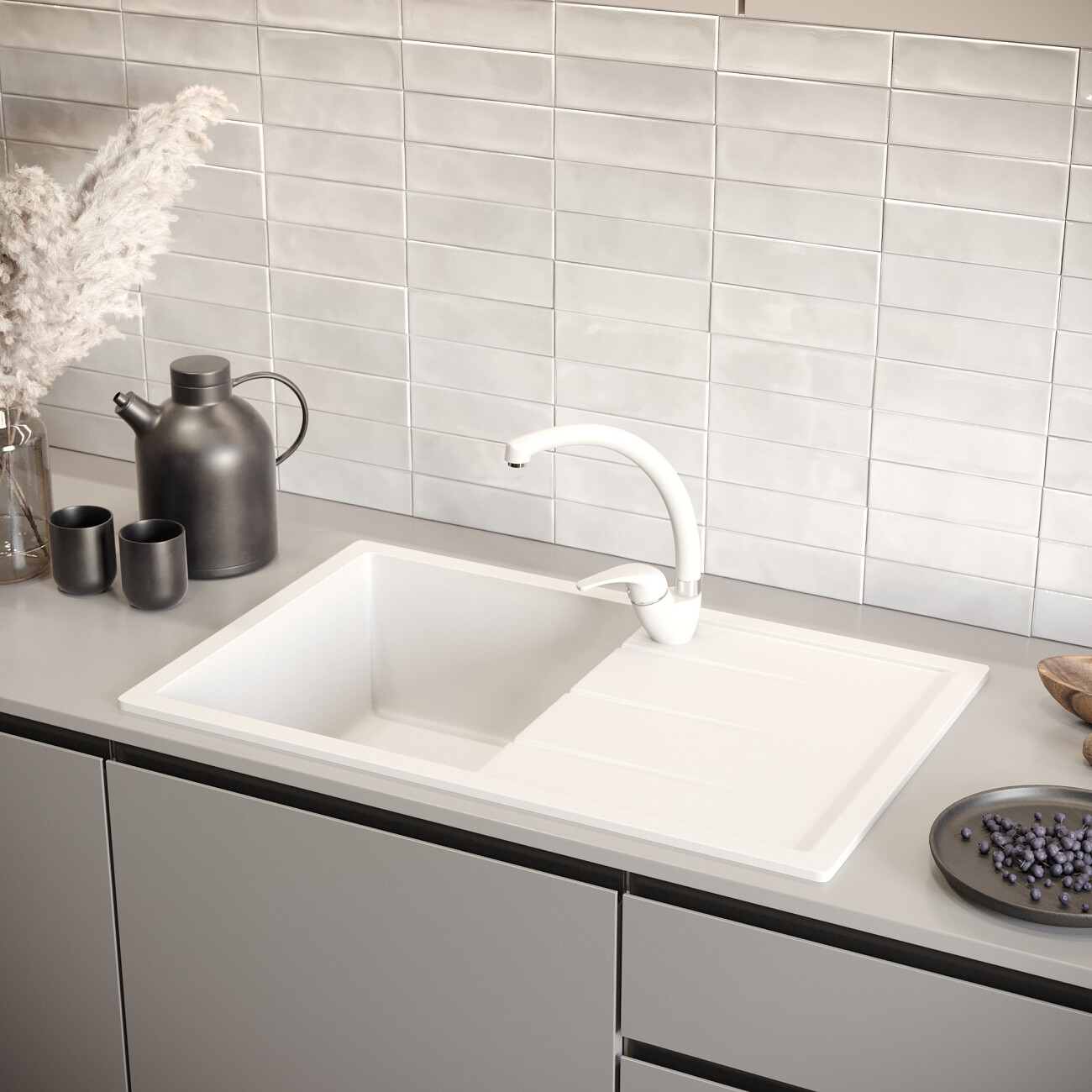 Смеситель для кухни однорычажный агат Domaci "Солерно" DC-3013 - изображение 4