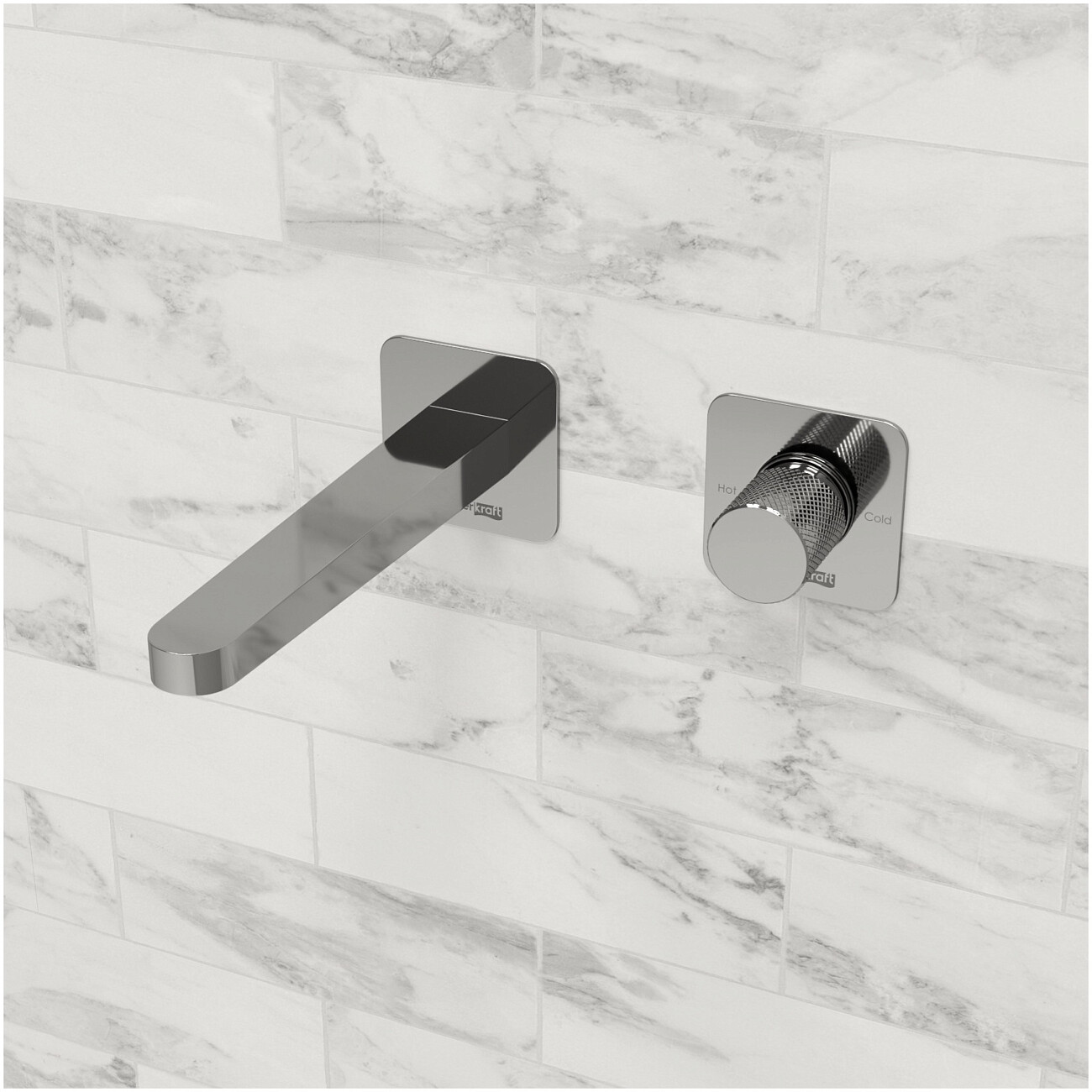 Смеситель для раковины встраиваемый с изливом хром Wasserkraft A4651.295 - изображение 2