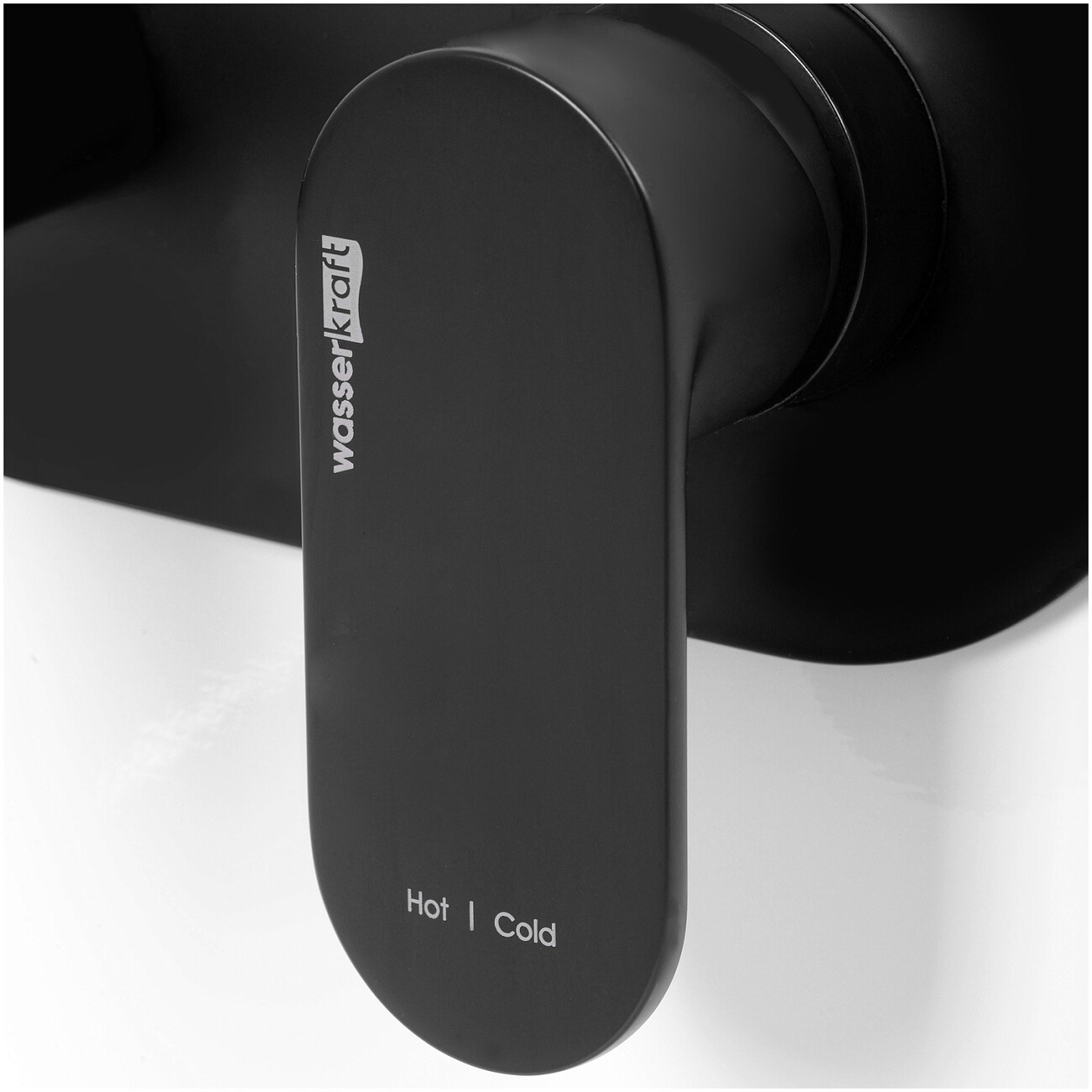 Смеситель для раковины встраиваемый из латуни черный Wasserkraft 7430 - изображение 5