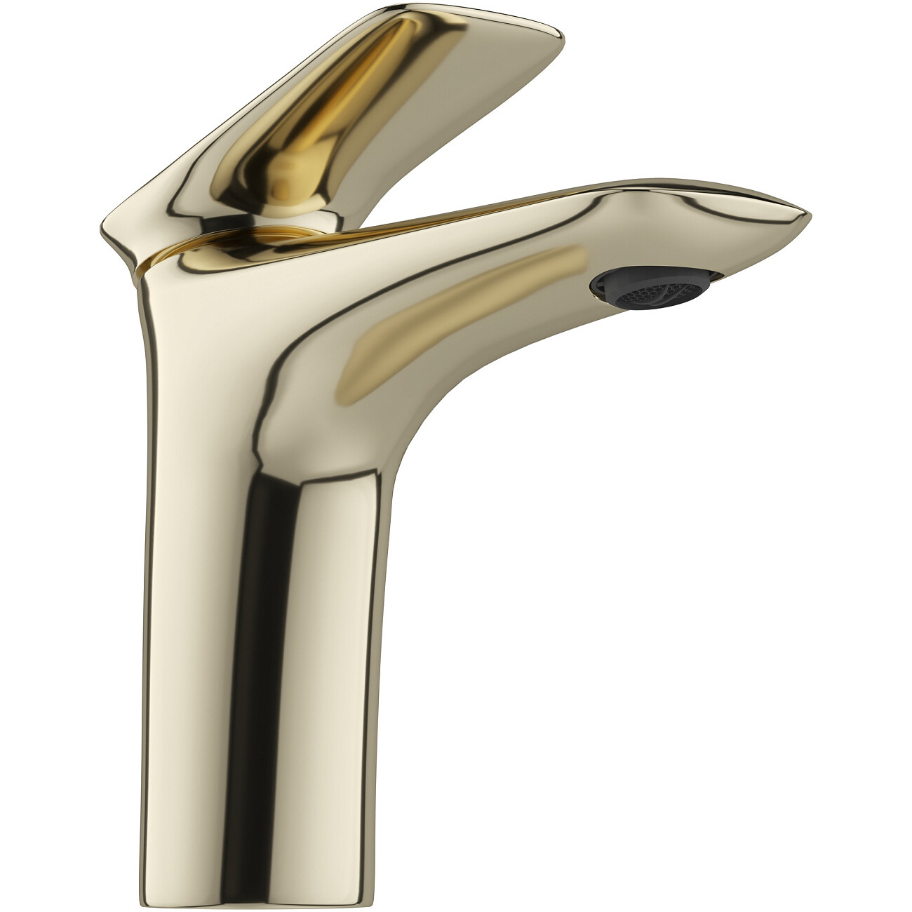 Смеситель для раковины однорычажный золотой Stworki "Молде" S23010GG - изображение 8