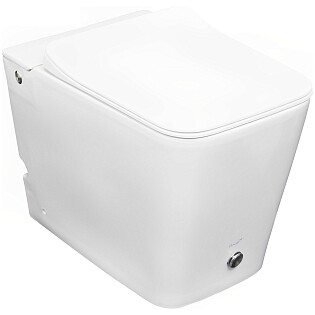 Унитаз напольный безободковый с импульсным смывом белый Cerutti SPA Disgraza Pulse CT7269