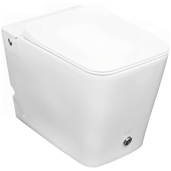 Унитаз напольный безободковый с импульсным смывом белый Cerutti SPA Disgraza Pulse CT7269 - изображение 1