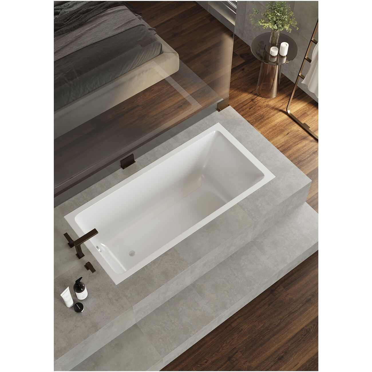 Ванна 75х150 см белая Creto Bosco 17-15075 - изображение 5