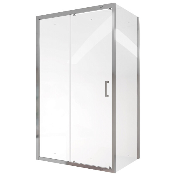Душевой уголок прямоугольный 120х80 см хром Cerutti SPA Gloria 120 - изображение 1