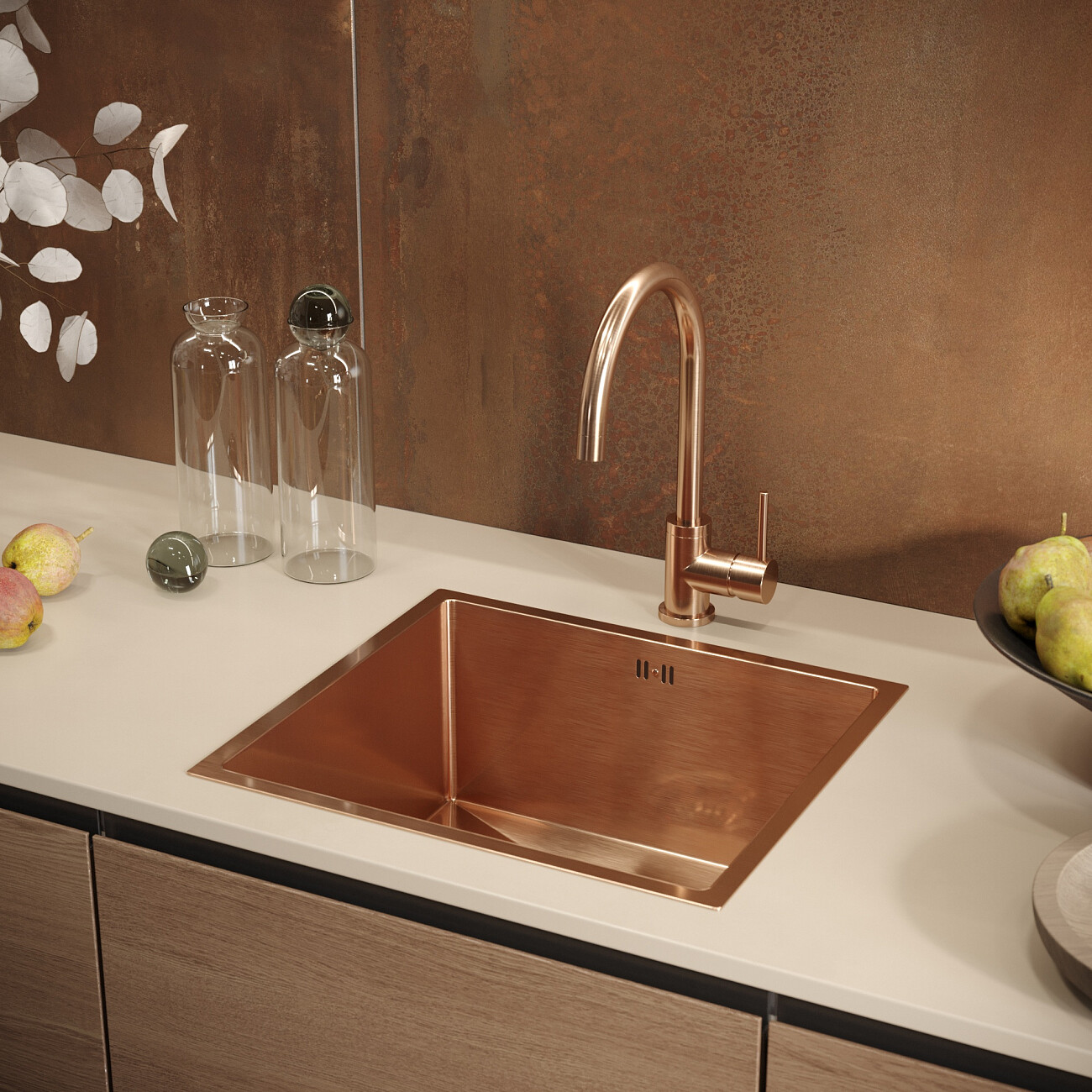 Смеситель для кухни однорычажный бронзовый Domaci "Равенна" DCB 3004 - изображение 4