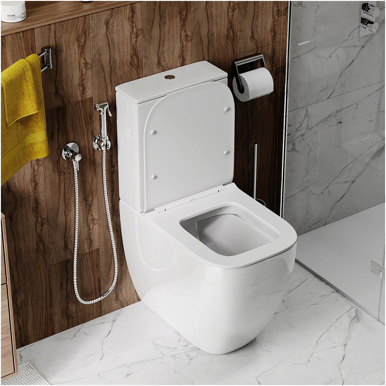 Унитаз напольный безободковый белый Cerutti SPA Chika CT8708 - изображение 14