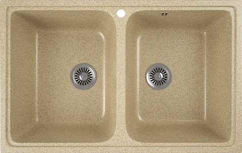Мойка кухонная песочная Domaci &quot;Бьелла&quot; DMC-15-302