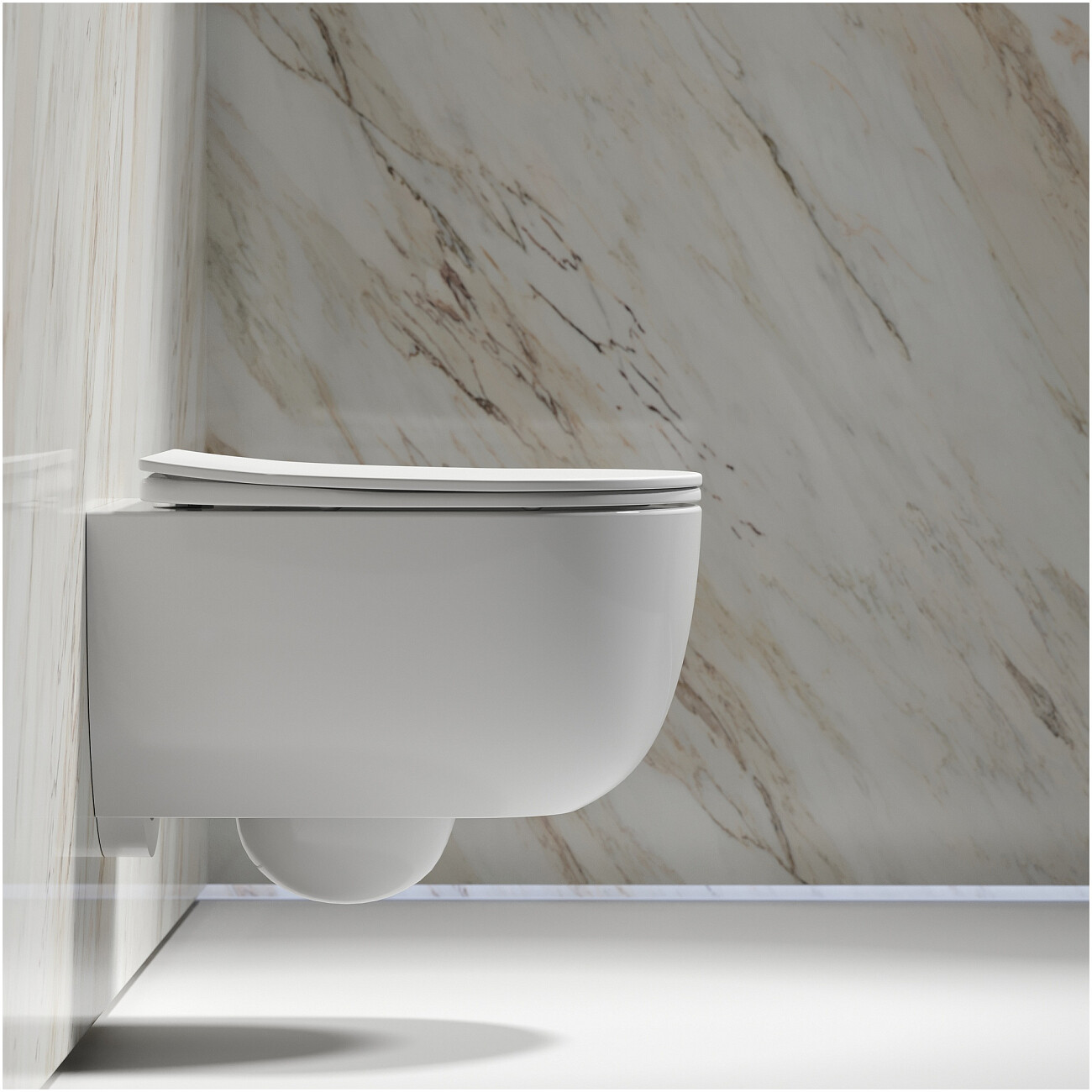 Унитаз Ceramicanova Modena Rimless CN6063 с инсталляцией Ewrika ProLT 0026-2020 - изображение 4