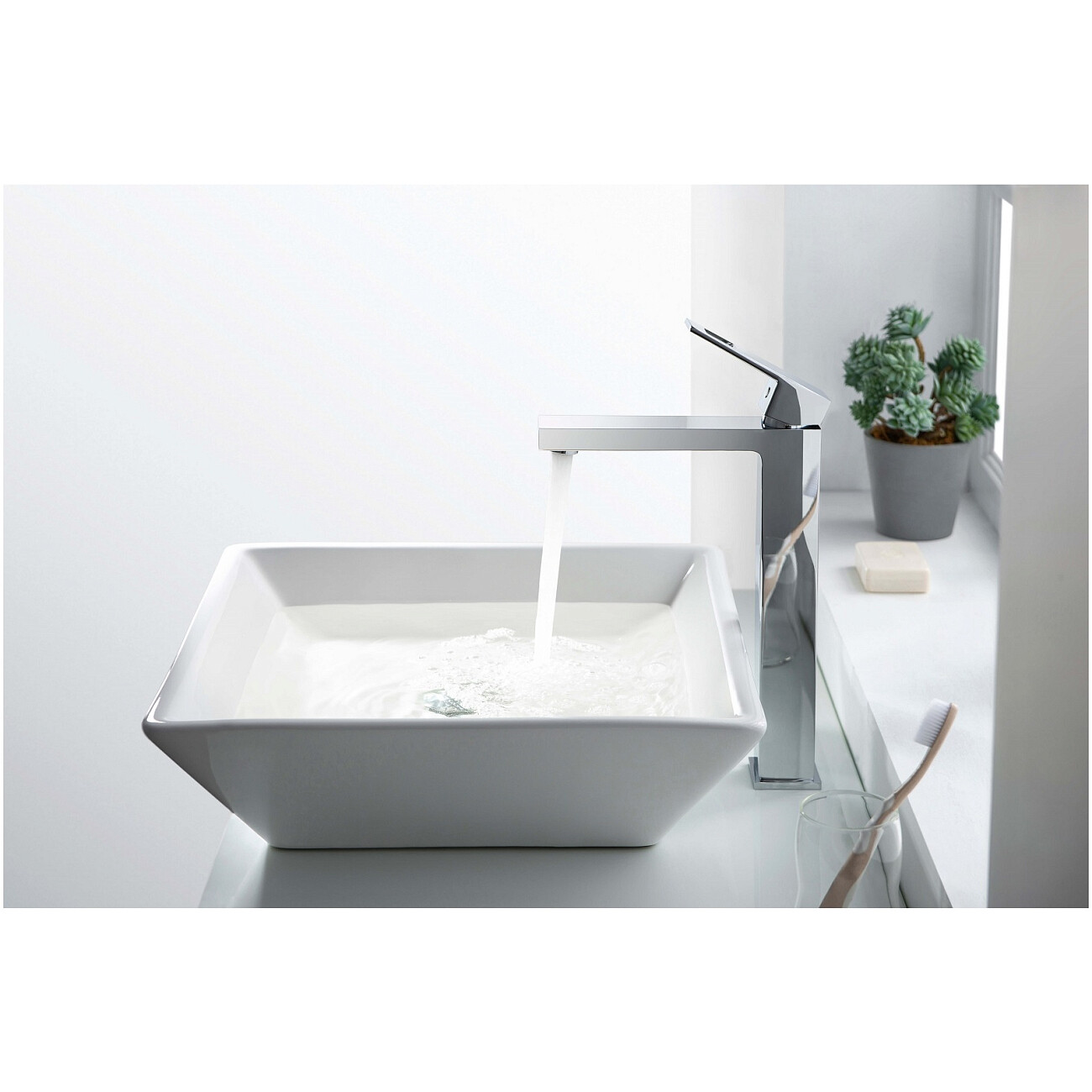 Смеситель для раковины-чаши хром Timo Briana 7111-00F - изображение 2