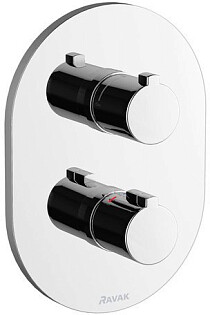 Смеситель для душа встраиваемый с термостатом хром Ravak Chrome CR 064.00 X070048