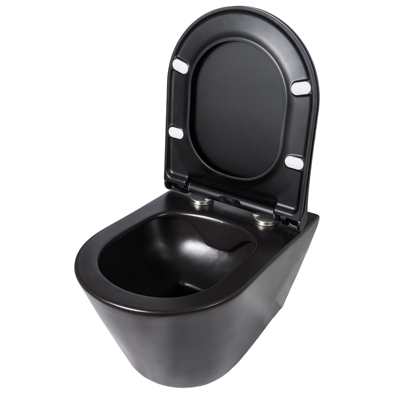 Унитаз подвесной черный Creto Logan L3 1003-002-L3BlMat с инсталляцией Creto Premium 2.0 INST-CR-2.0 - изображение 7