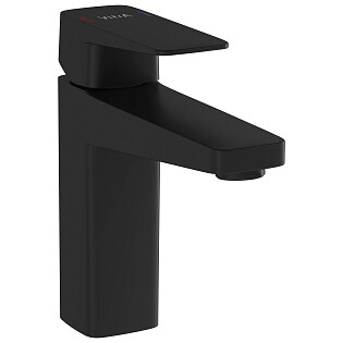 Смеситель для раковины однорычажный черный Vitra  Root Square A4273136EXP