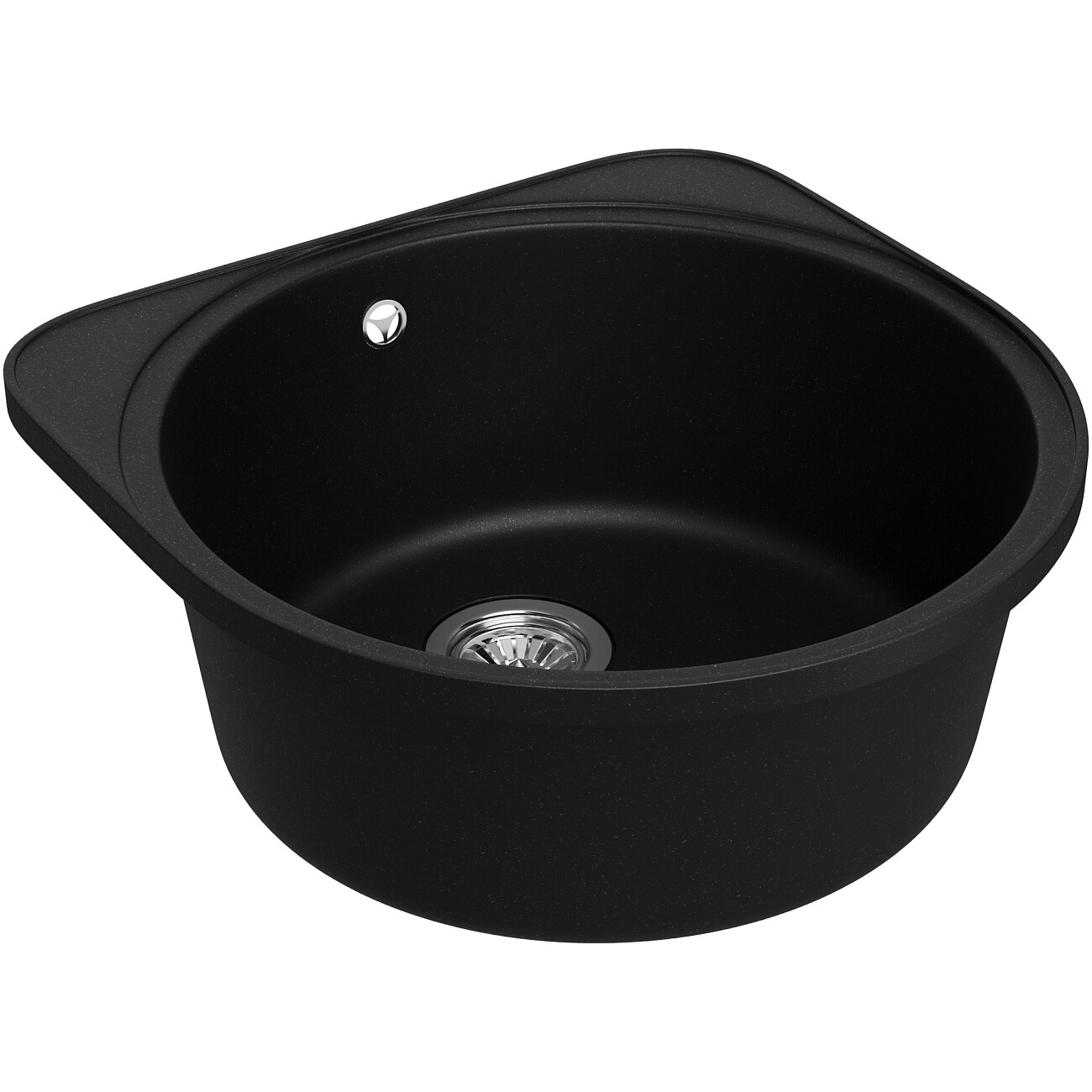 Мойка кухонная из искусственного гранита черная Domaci "Верона" С-25 черная - изображение 5