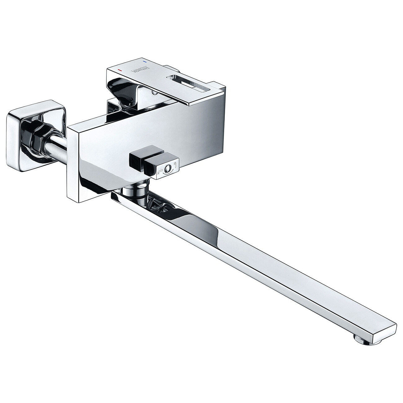 Смеситель для ванны с изливом из латуни хром Wasserkraft 1502L - изображение 3