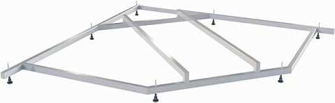 Опорная конструкция для ванны металлическая хром Aquatek &quot;Ума&quot; KAR-0000014