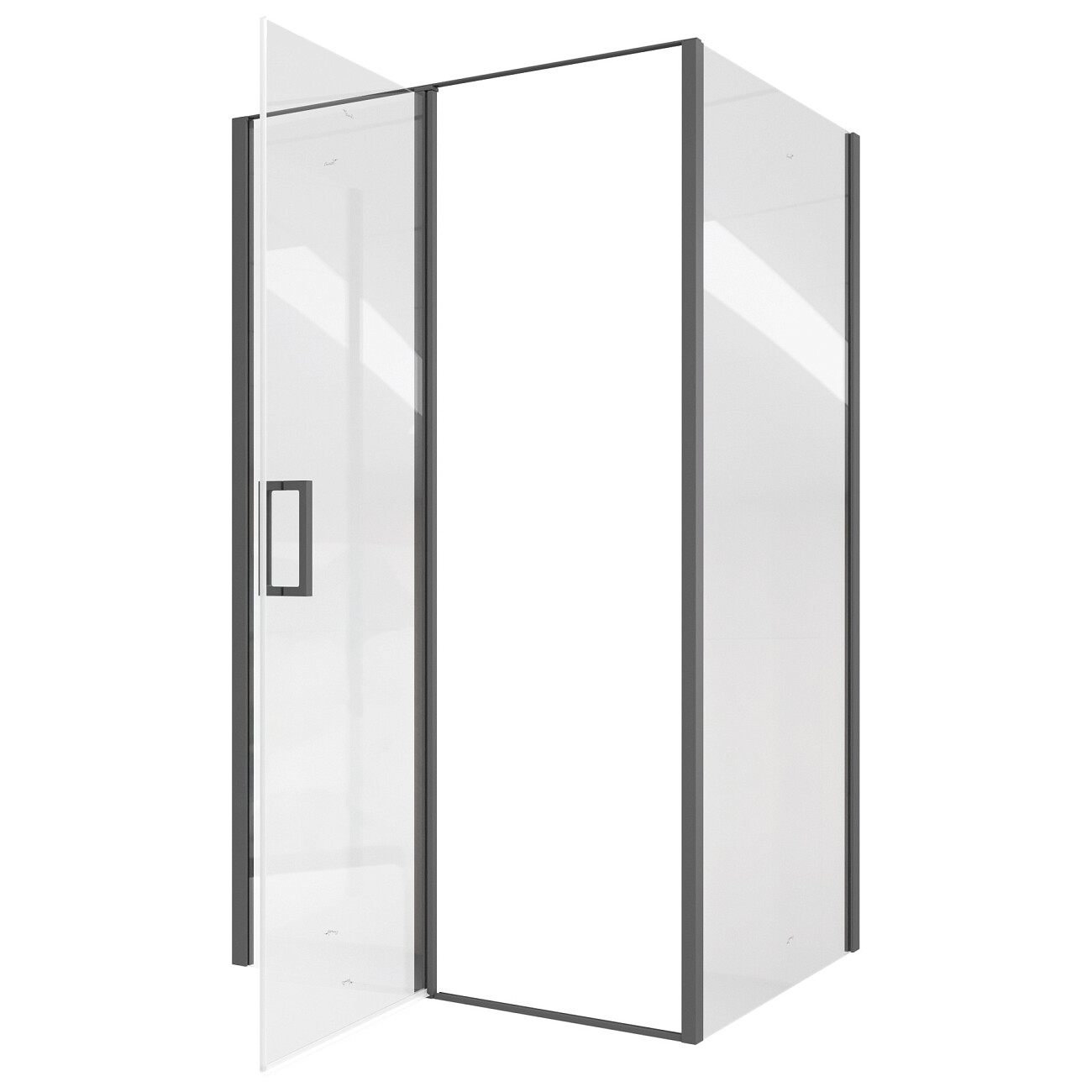 Душевой уголок прямоугольный 90x120 см черный Cerutti SPA Victoria 120B - изображение 4