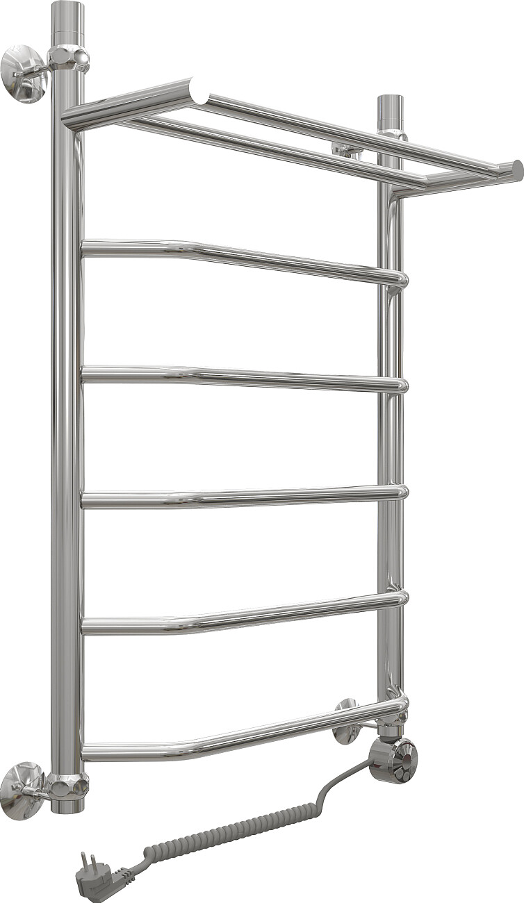 Полотенцесушитель электрический 80х50 см хром Ewrika "Сафо" R FT - изображение 5