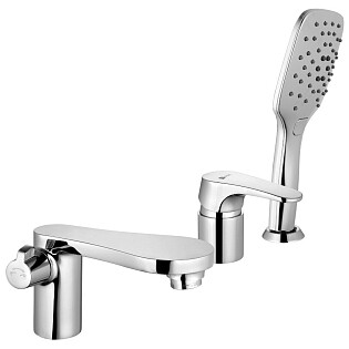 Смеситель для ванны хром Lemark Shift LM4347C