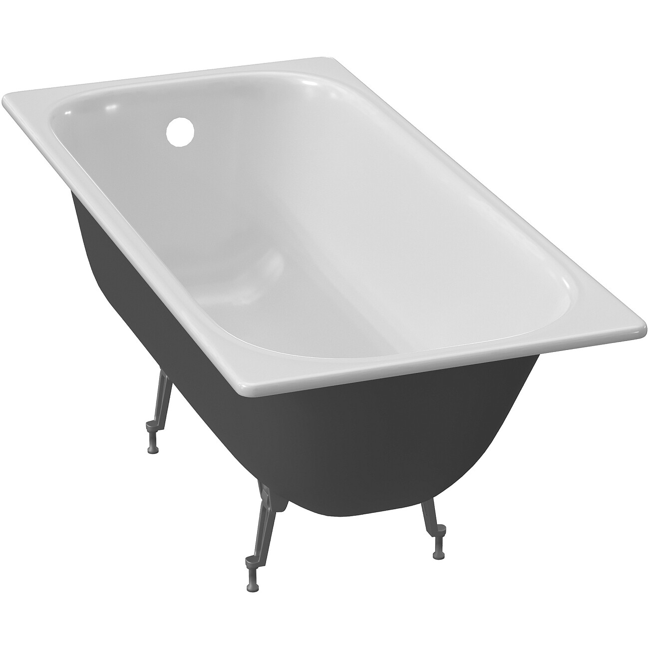 Ванна чугунная 150х70 см белая Diwo "Кострома" DK0006, D0017 - изображение 10