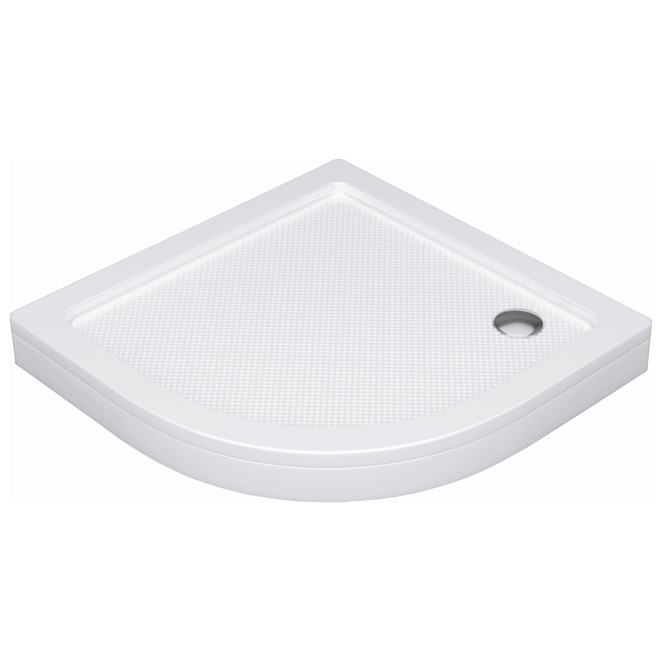 Душевой поддон акриловый четверть круга 100х100 см белый Wasserkraft Isen 26T23 - изображение 3