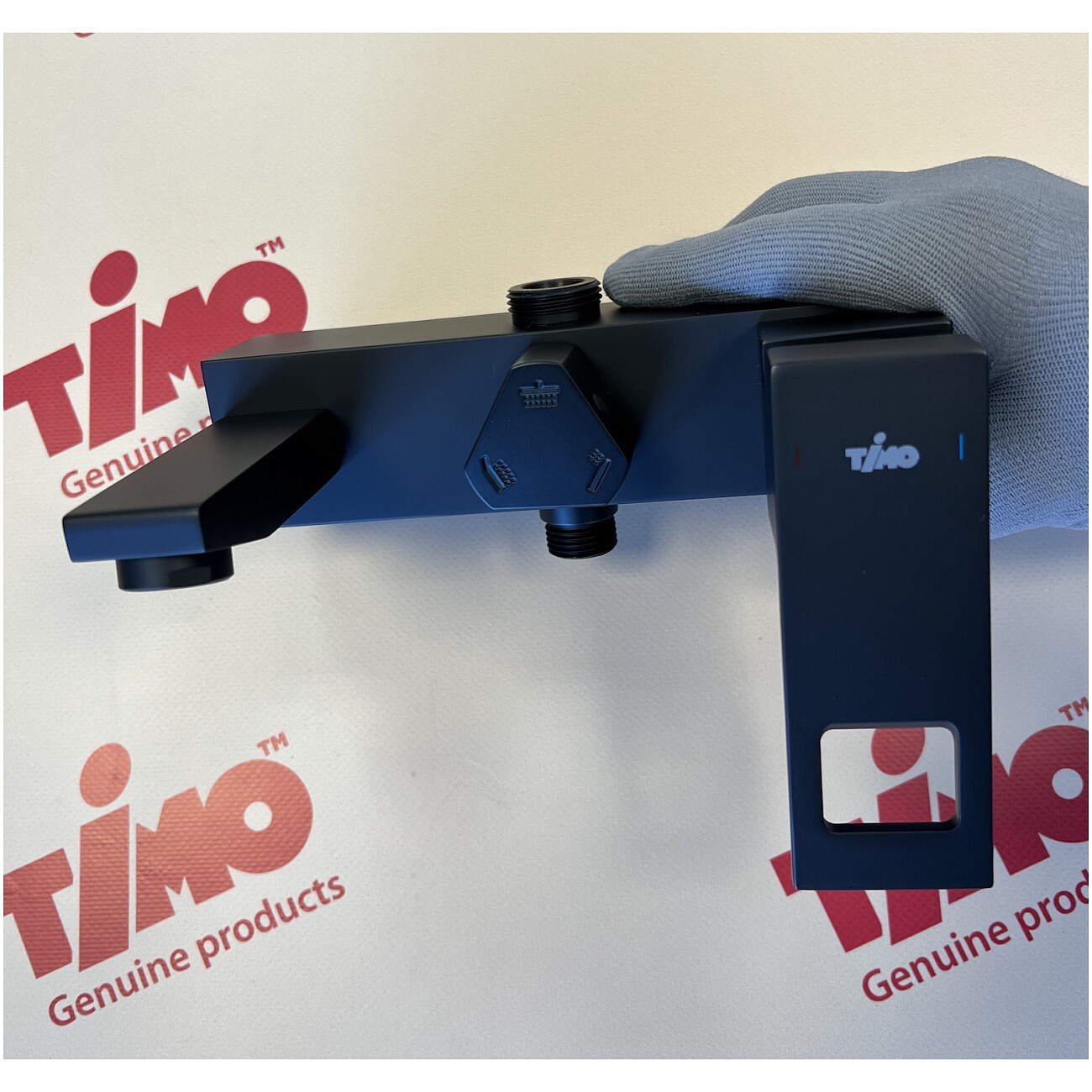 Душевой комплект с тропическим душем черный Timo Briana SX-7130-03 - изображение 3