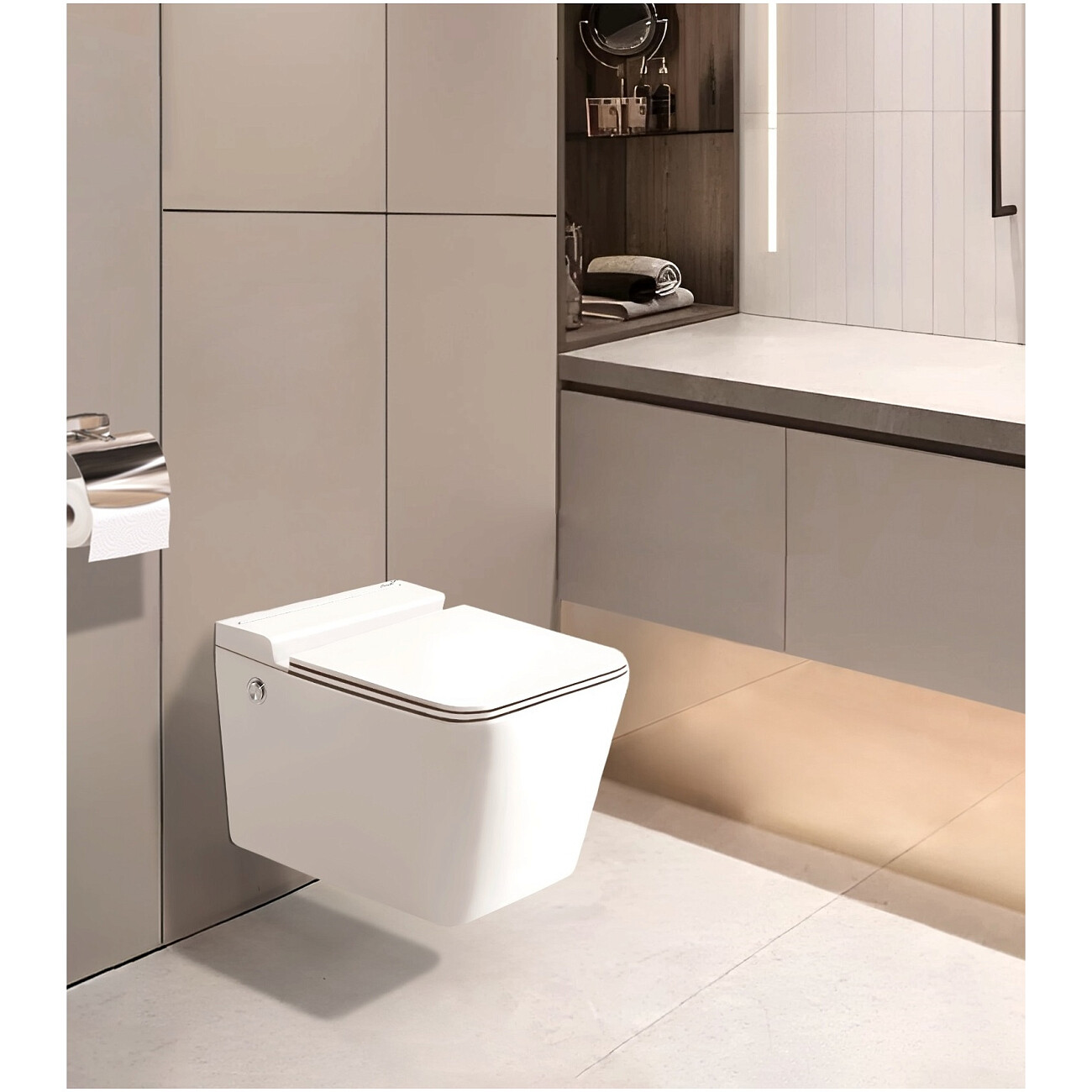 Унитаз подвесной с импульсным смывом белый Cerutti SPA Maiella Aria Pulse - изображение 2