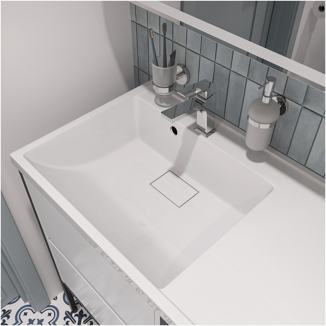 Смеситель для раковины однорычажный хром Stworki "Хедмарк" S38010CR - изображение 7