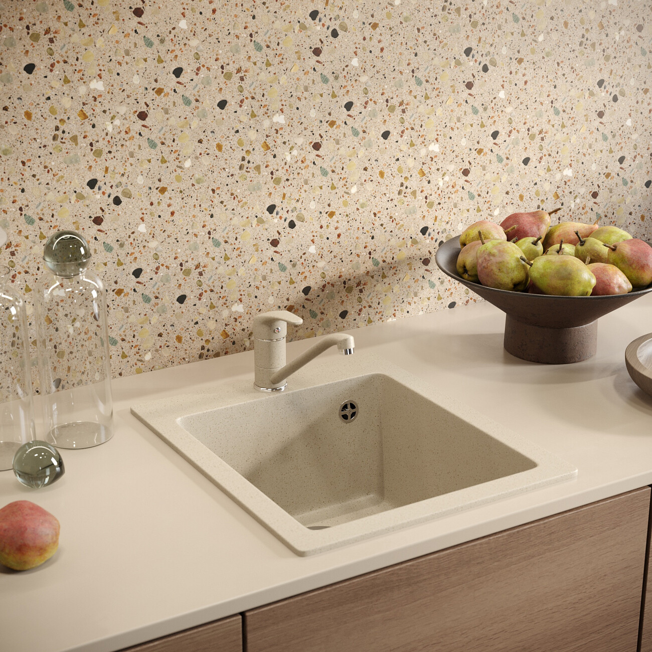 Смеситель для кухни однорычажный берилл Domaci "Солерно" DC-3009 - изображение 2