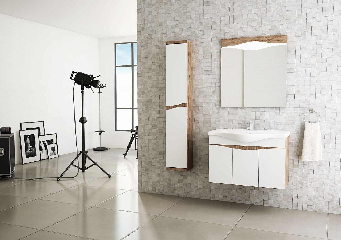 Раковина накладная керамическая прямоугольная 47х100 см белая Stworki 10100-KL - изображение 4