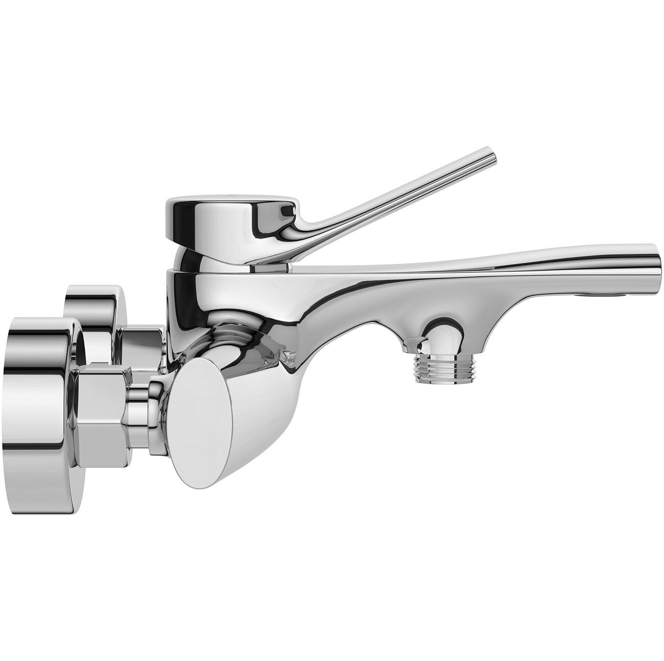 Смеситель для ванны с душем настенный хром Stworki "Ларвик" S24100CR - изображение 9