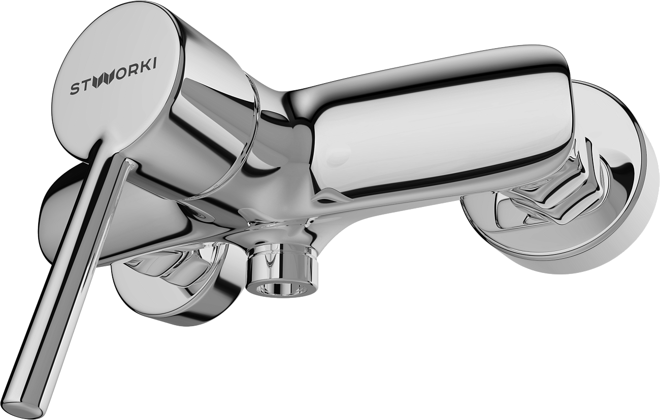 Смеситель для душа однорычажный хром Stworki "Ольборг" 35122-495-1BG-IG11 - изображение 3