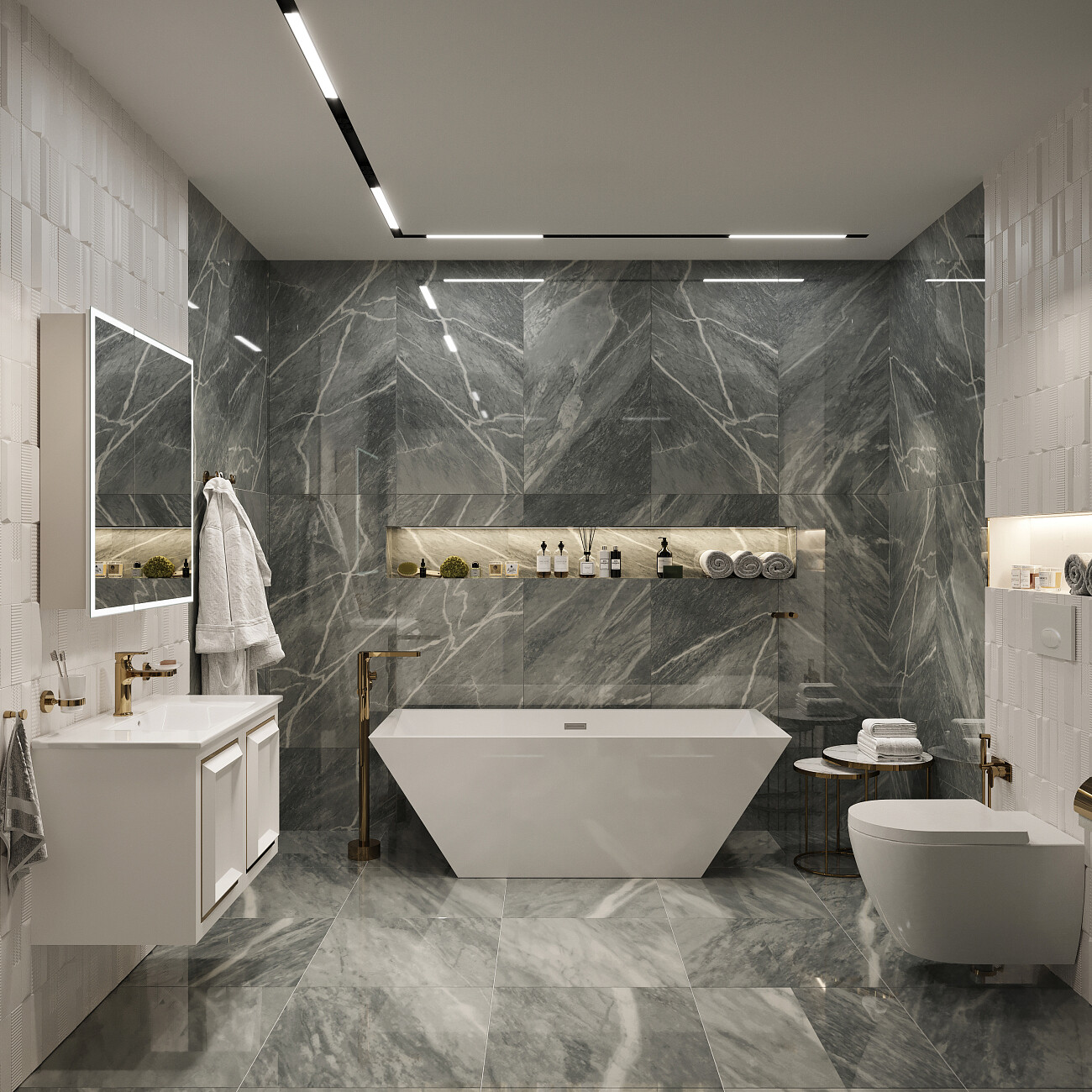 Ванна акриловая прямоугольная 74х170 см белая глянцевая Artemis Tecla 1.05.411.144.01.1.28 - изображение 4