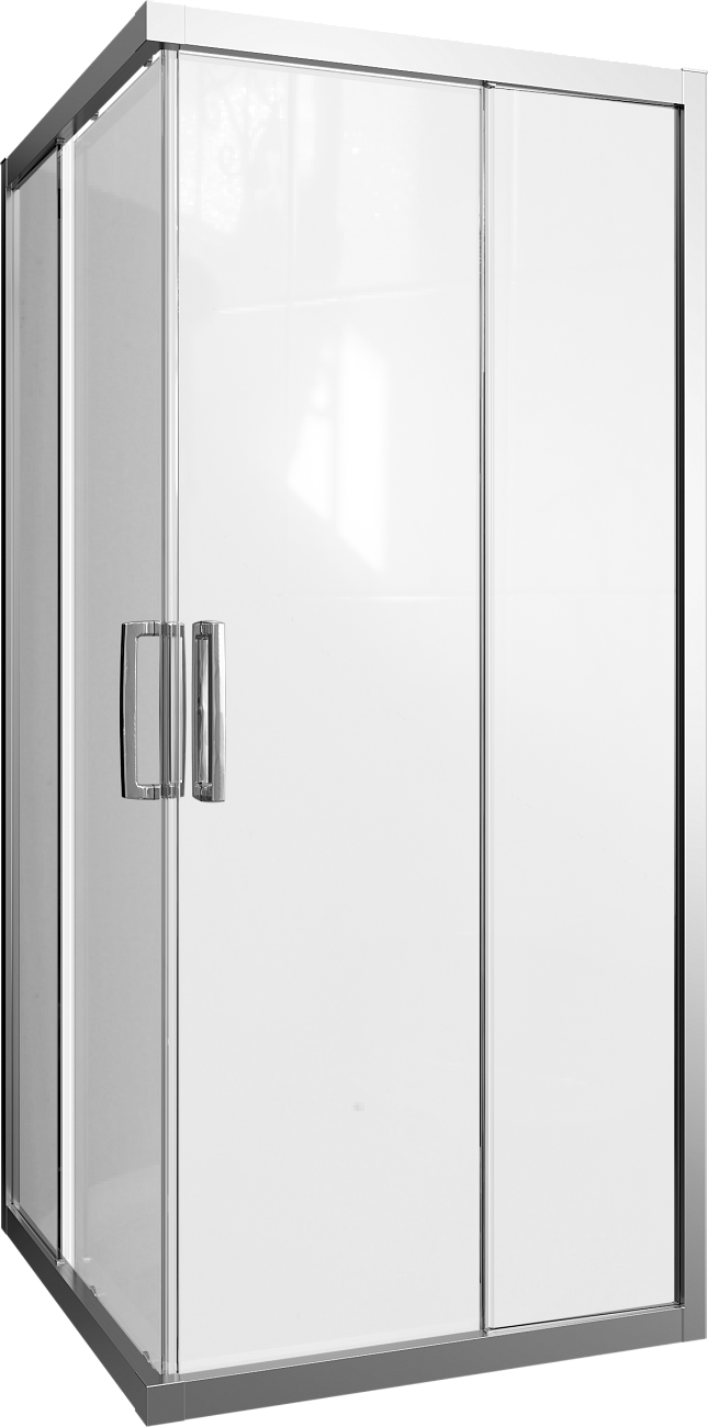 Душевой уголок 95х95 см хром матовый, прозрачное стекло Stworki "Дублин" - изображение 9