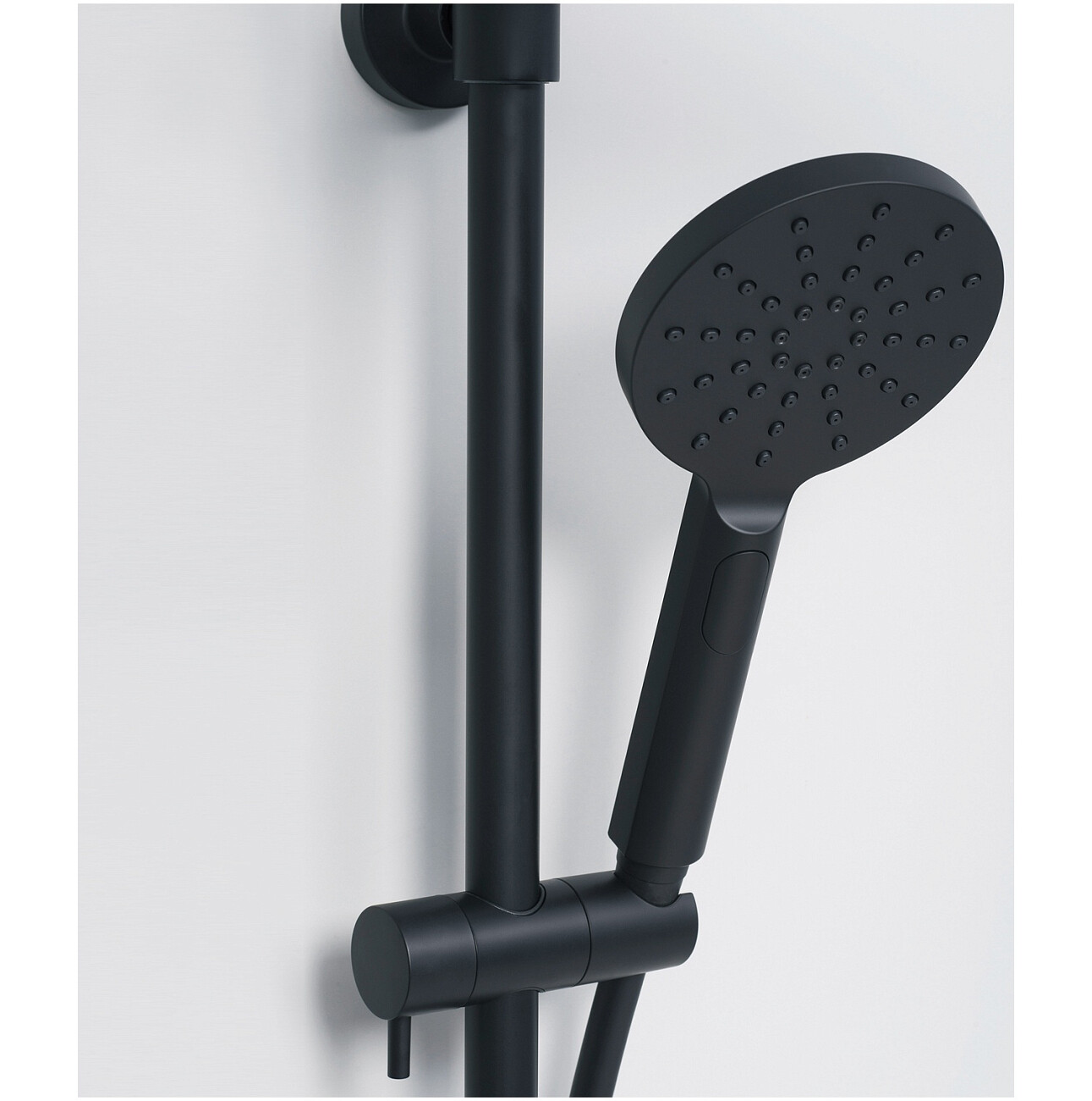 Душевой комплект с верхним душем и лейкой черный Wasserkraft A28801 Thermo - изображение 7