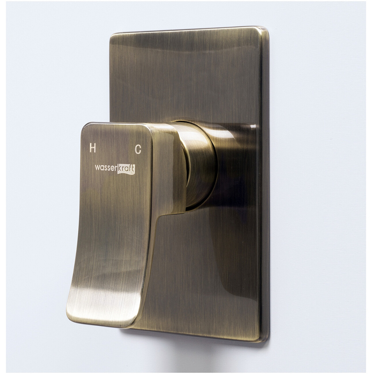 Гигиенический душ с встраиваемым смесителем светлая бронза Wasserkraft A01652 - изображение 3