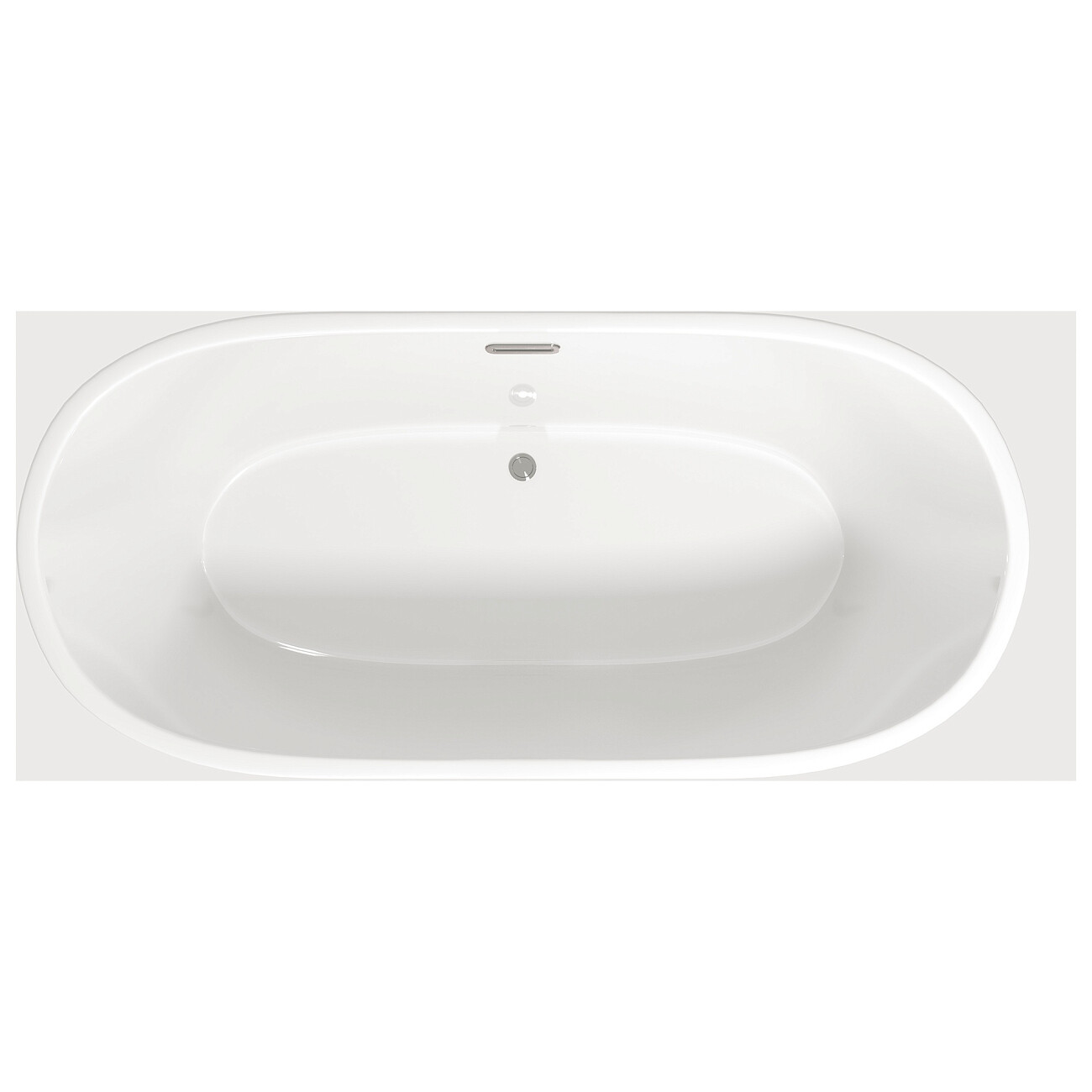 Ванна акриловая овальная 80х174 см белая Creto Tailor 19-17480 - изображение 5