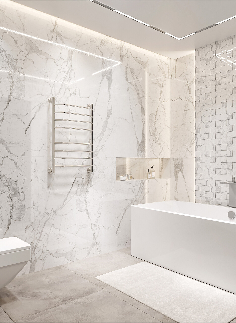 Полотенцесушитель водяной 80х50 см хром Ewrika "Сафо БР2" - изображение 8