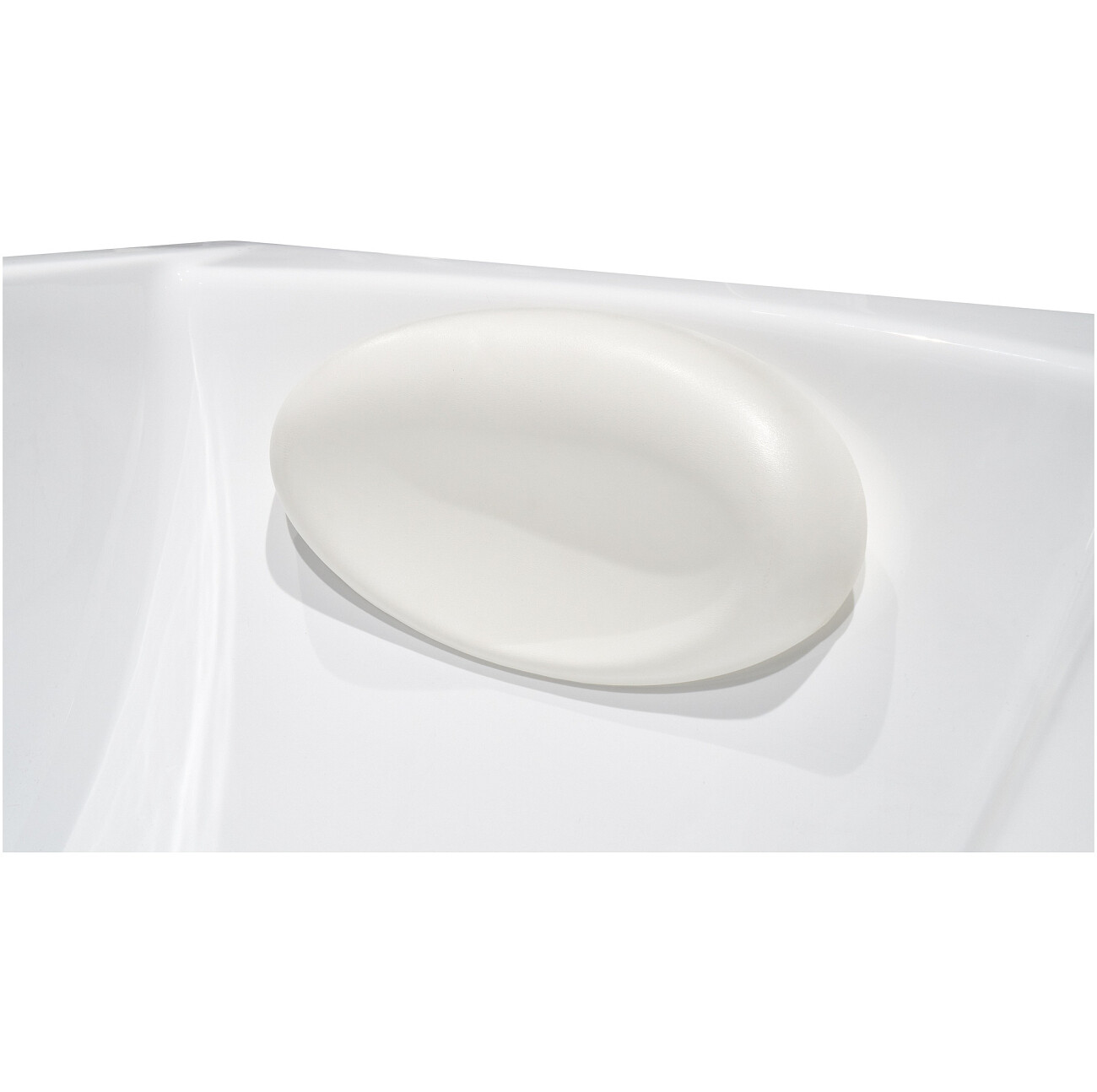 Подголовник для ванны полиуретановый белый Creto 1-07PW - изображение 6