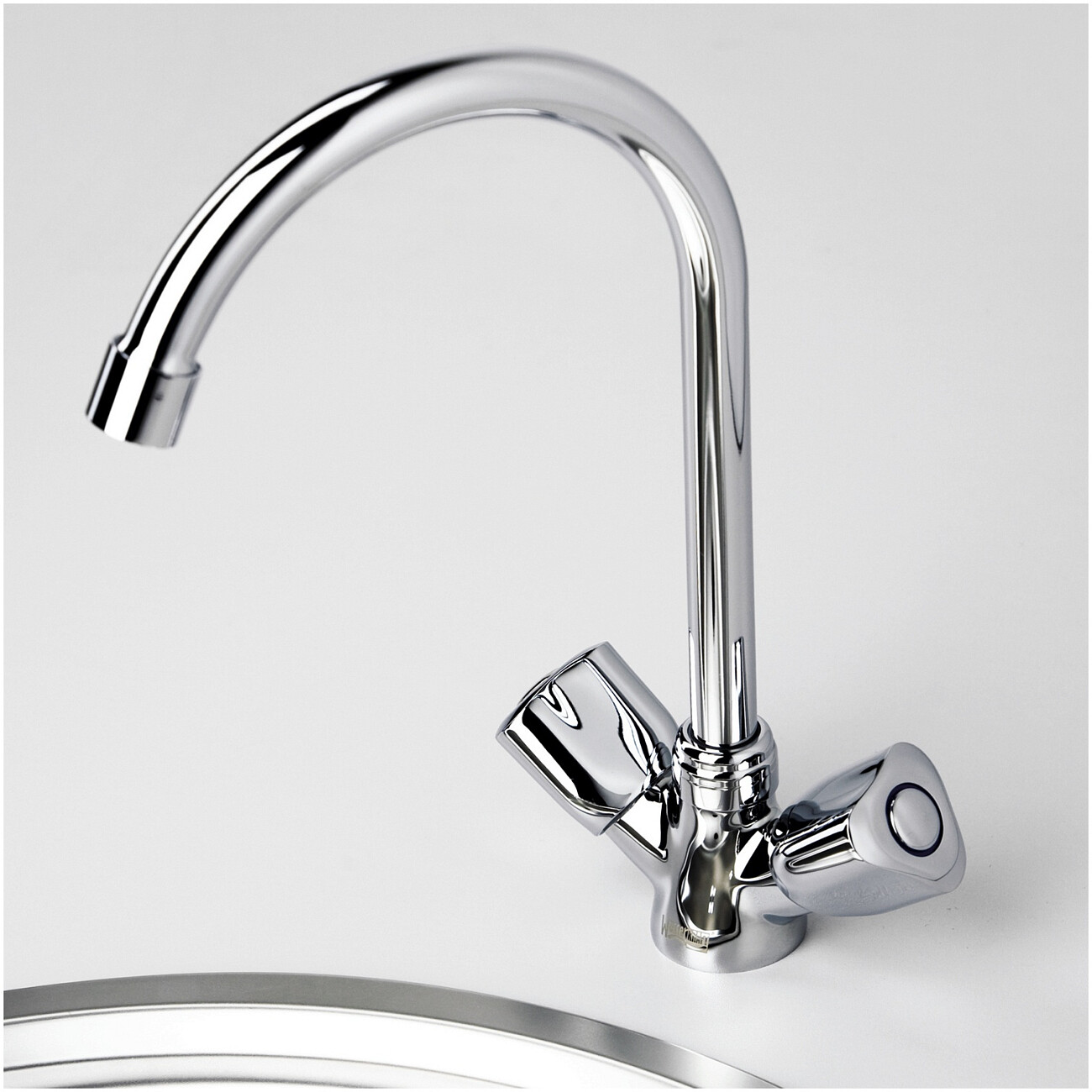 Смеситель для кухни из латуни хром Wasserkraft 2907 - изображение 2
