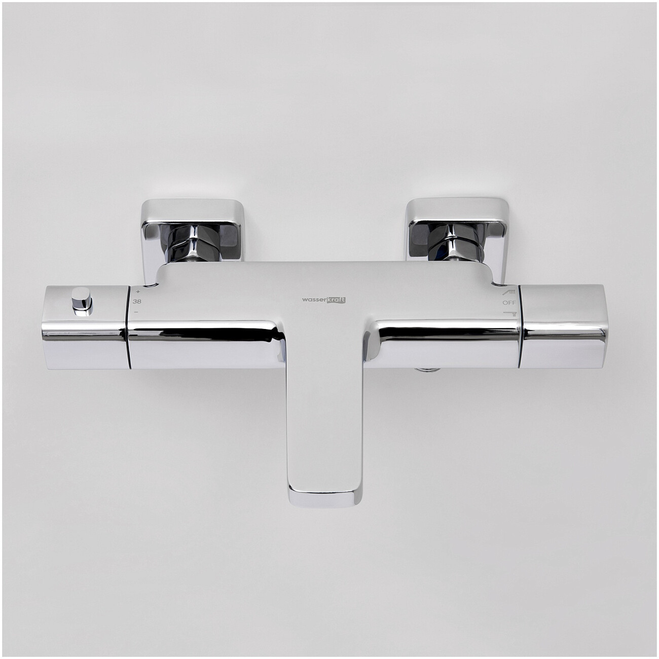 Смеситель для ванны и душа термостатический хром Wasserkraft 8611 Thermo - изображение 5