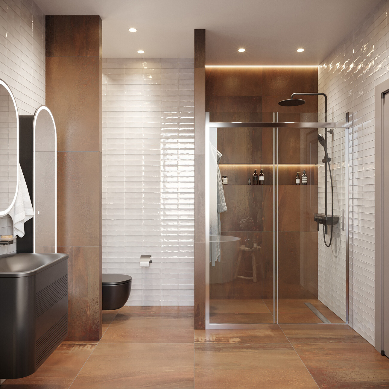 Душевая дверь в нишу раздвижная стеклянная 120 см хром Artemis Agave 110 6.915.000.0110.120.10.88 - изображение 2