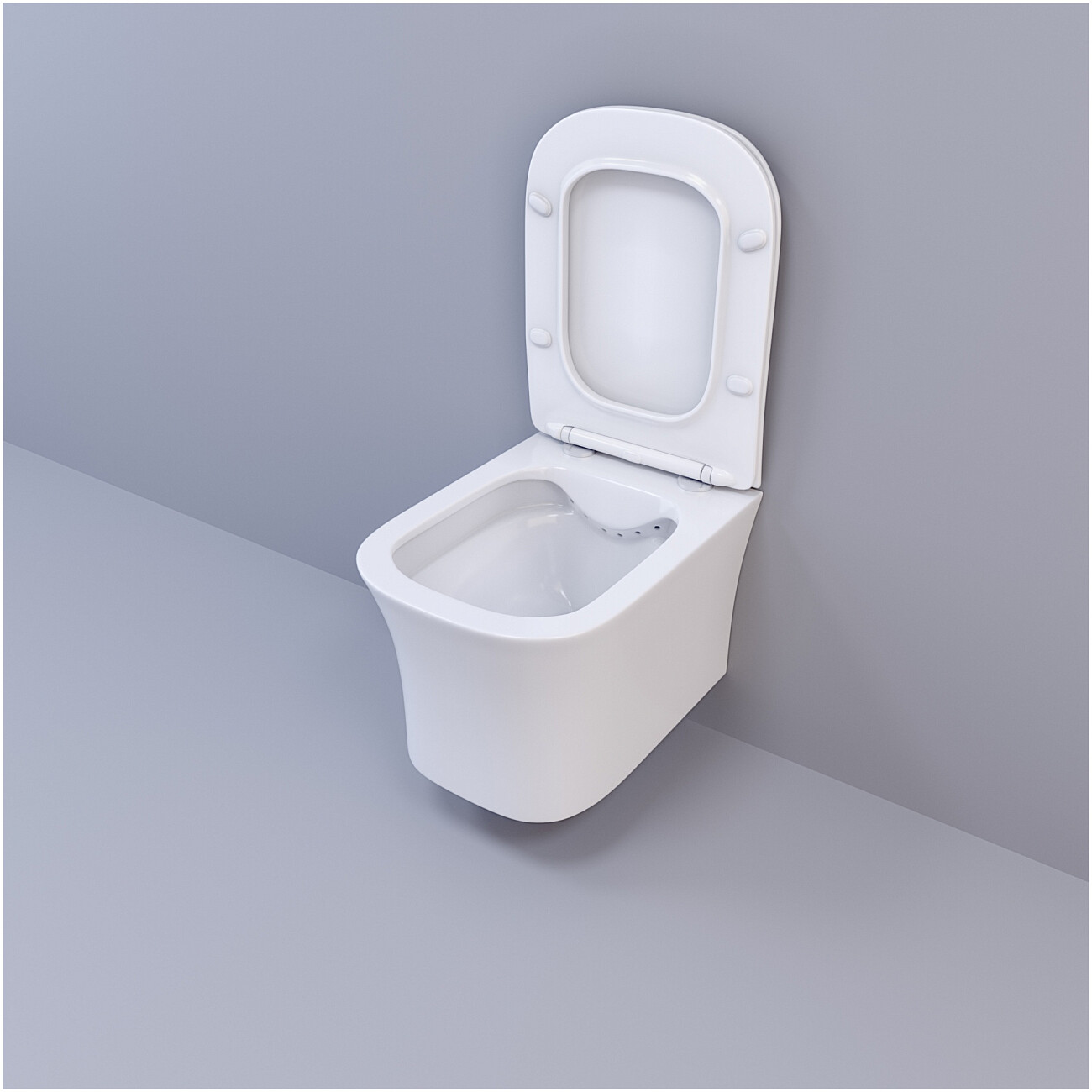 Унитаз подвесной безободковый белый Cerutti SPA Marmolada Aria CT7778 - изображение 4