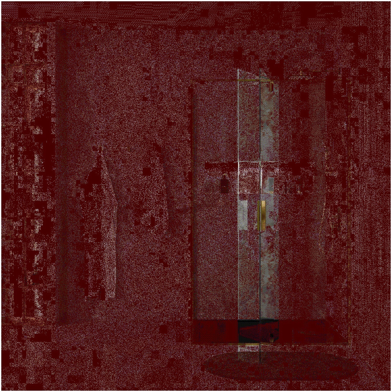 Душевой уголок прямоугольный 120х100 см золотой Wasserkraft Aisch 55P10 - изображение 16