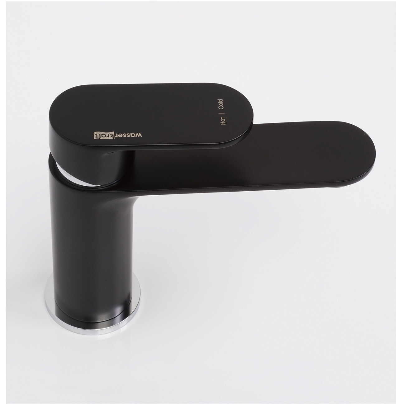 Смеситель для раковины из латуни черный Wasserkraft 7403 - изображение 6