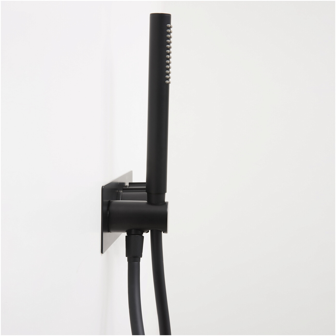 Душевой комплект встраиваемый с ручной лейкой черный Wasserkraft Elbe 7488 Thermo - изображение 6